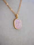 Pink Horseshoe Necklace