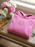 Ladies Pink Horseshoe Hoodie