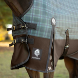 Equinavia Arktis Extended Neck Turnout Sheet - Dark Brown/Thyme