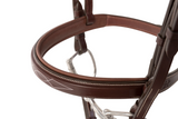 Huntley Equestrian Fancy Stitched Sedgwick Leather Padded Bridle with Reins