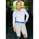 RJ Classics Gulf Grey Label Natural Rise Front Zip Breech